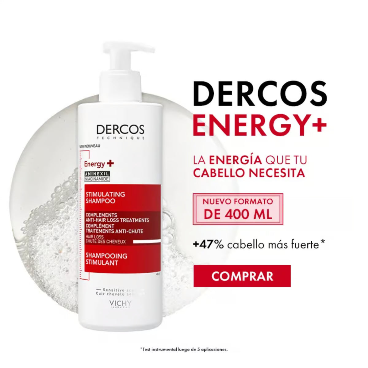 Vichy Dercos Estimulante Shampoo 400 ml