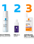 La Roche-Posay Kit Anthelios UVMune 400 Anti-Manchas 50 Ml + Agua Termal 50 Ml + Mela B3 Serum 10 Ml