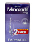 Pack-2 piezas anacastel 5% minoxidil solución 60ml.