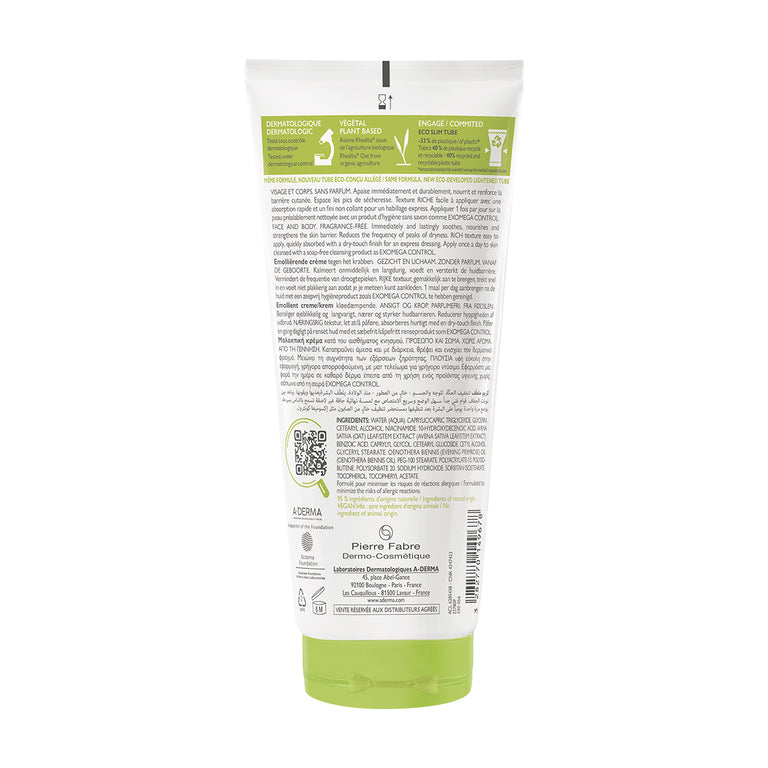 Aderma Exomega Control Crema calmante 200 ml – Dermaexpress