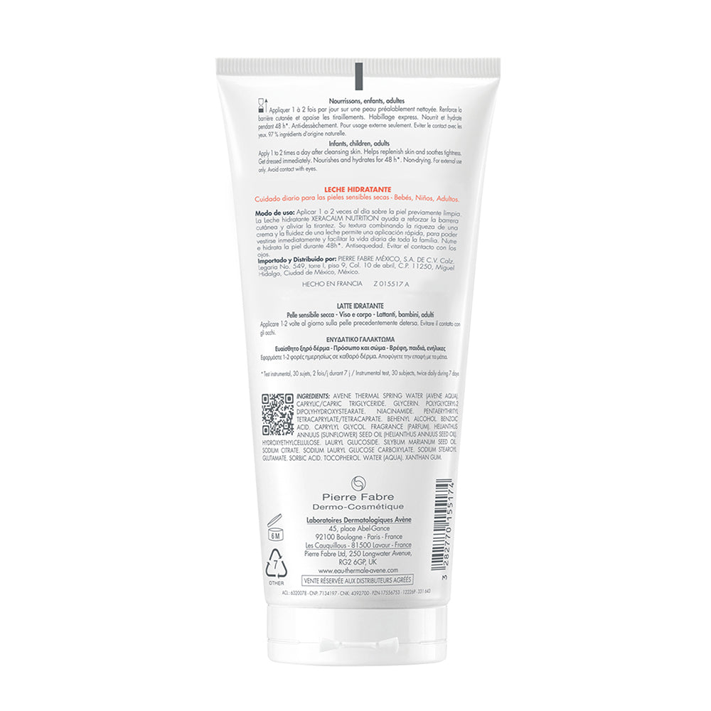 Avene XeraCalm Nutrition leche hidratante 200ml.