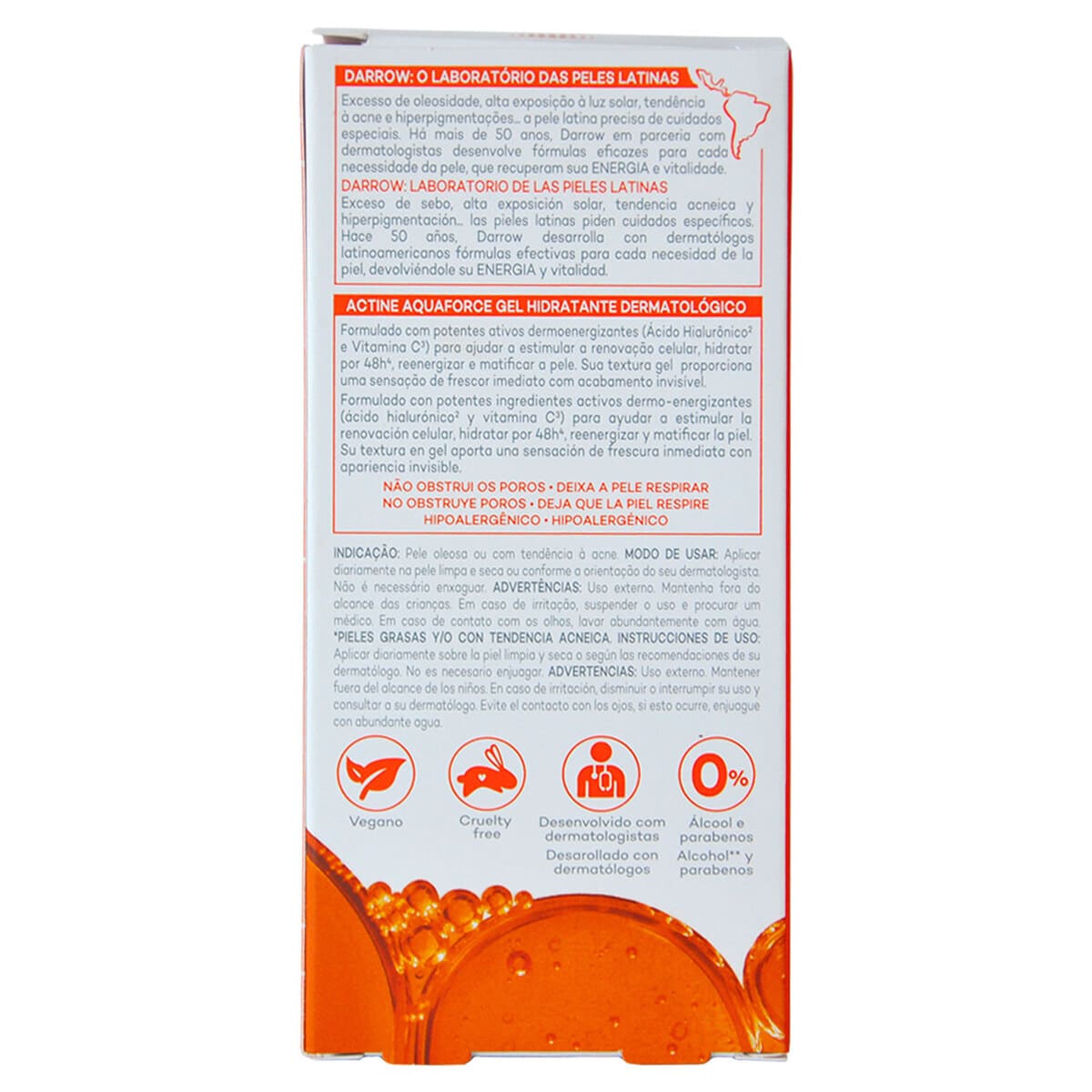 Darrow Actine Aquaforce Gel hidratante 40 gr