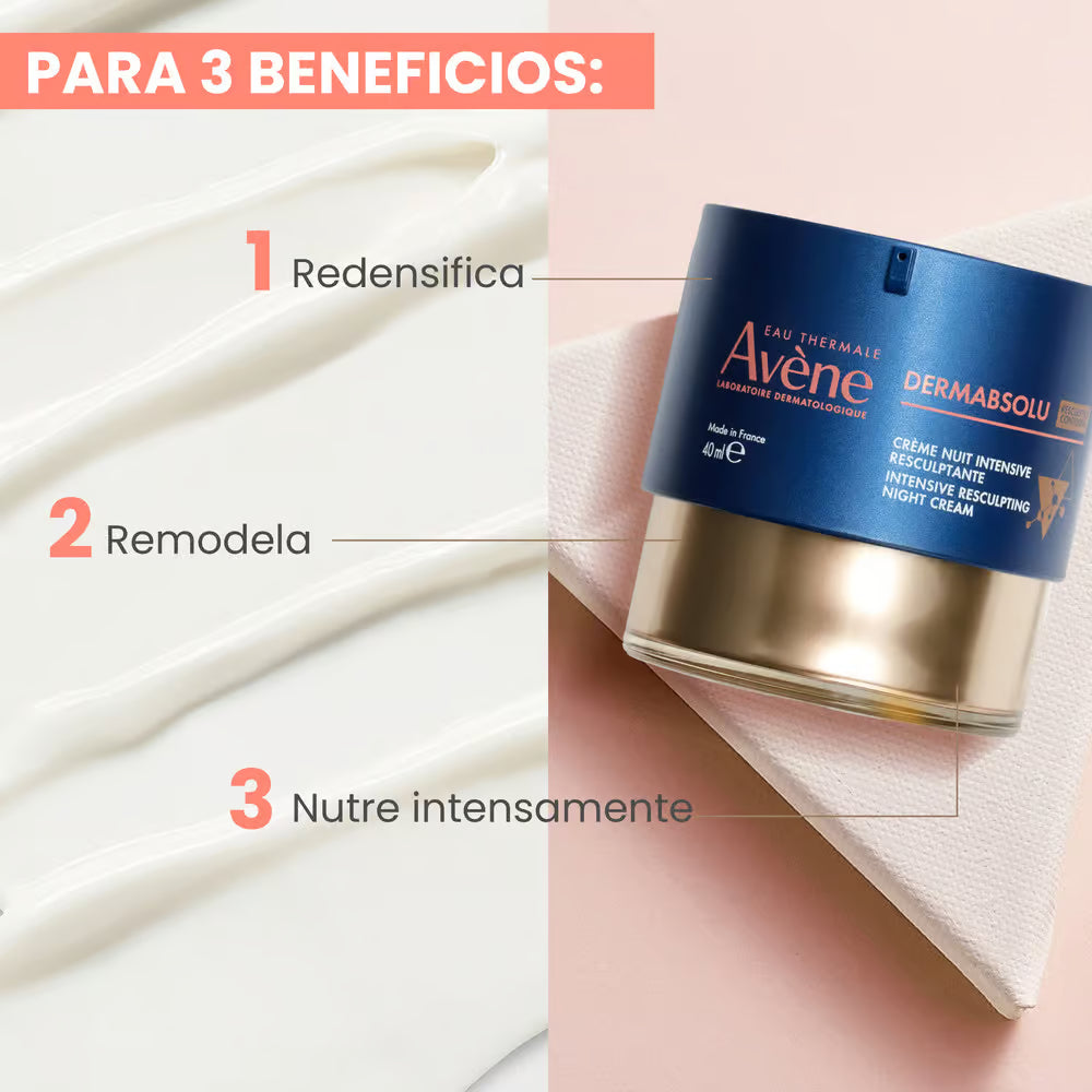 Avène DermAbsolu Crema de Noche Reafirmante 40 ml