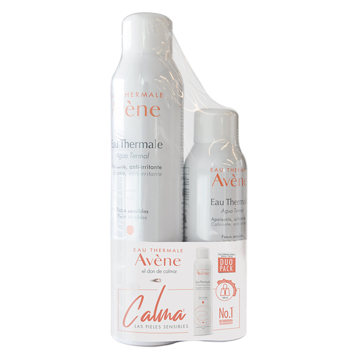 Avene Kit Agua termal 300ml + Agua termal 150ml.