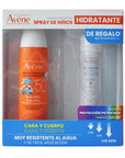 A-Kit spray niños SPF 50+ Agua termal spray 50ml.