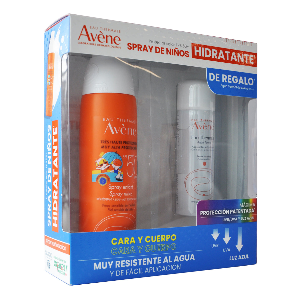 A-Kit spray niños SPF 50+ Agua termal spray 50ml.