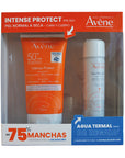 Avene kit protector solar intense protect fps50+ 150ml + Agua termal 50ml.