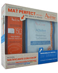Avene kit protector solar mat perfect fps50+ 50ml + Mascarilla a-oxitive 18ml.