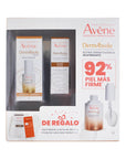 Avene dermabsolu suero 30ml + dermabsolu crema de día 10ml + protector solar mat perfect,  muestra.