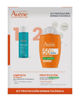 Kit Avene Protector Solar Ultra Fluid Oil Control Ultra Mat FPS50 50ml + Cleanance Gel Limpiador 100ml
