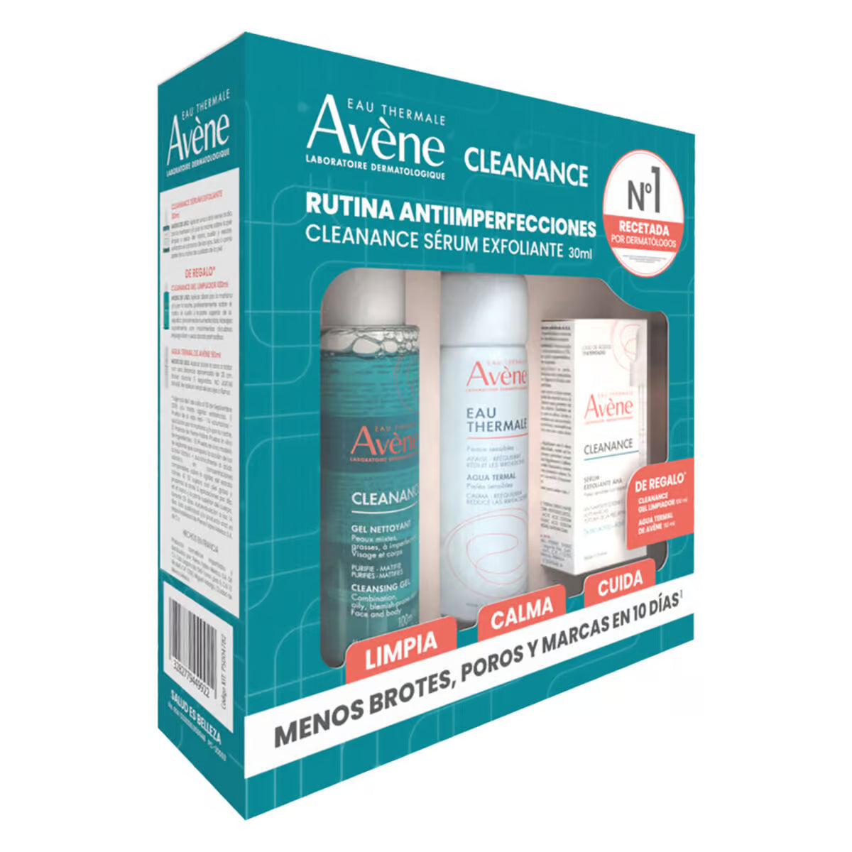 Avène Kit Cleanance Serum 30 ml + Gel Limpiador 100 ml + Agua Termal 50 ml