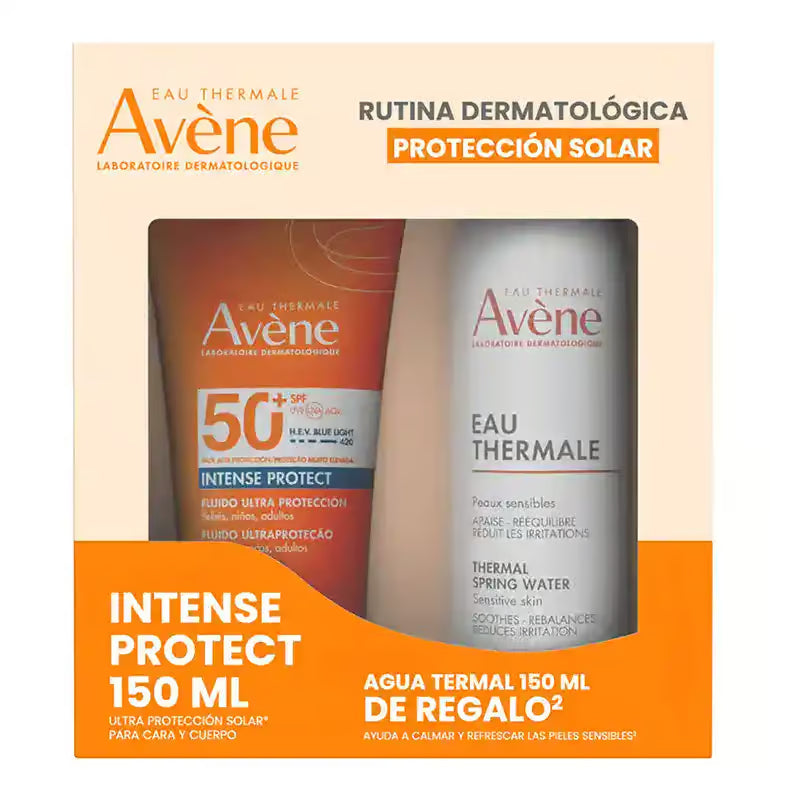 Avene Kit-Intense Protect Spf50 150ml + Agua Termal 150ml
