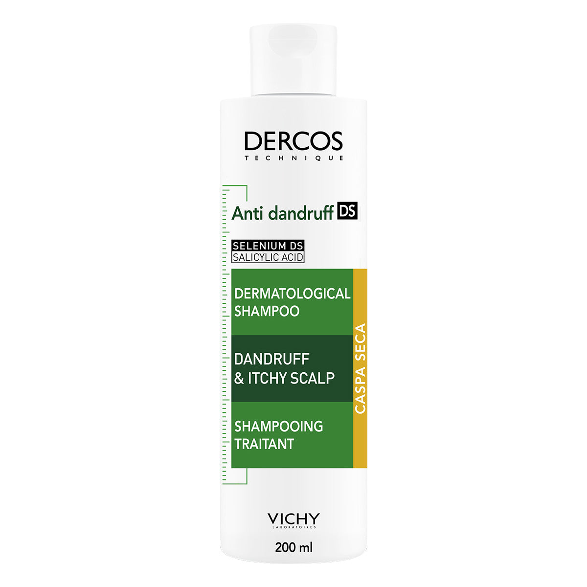 Vichy Dercos Shampoo Anti-Caspa Seca, 200ml.