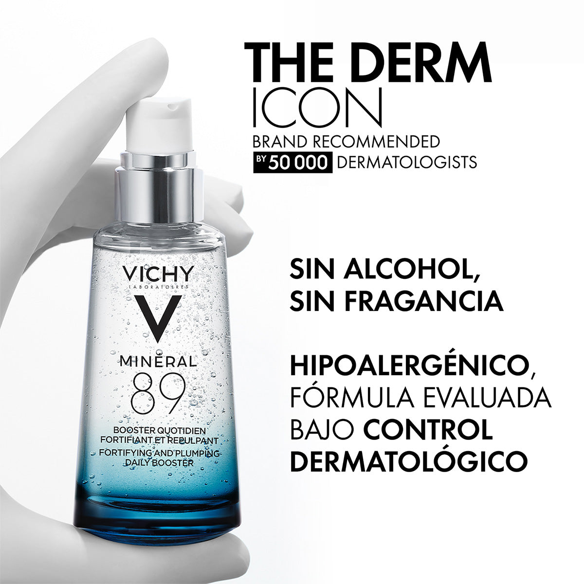 Vichy Mineral 89, Serum concentrado fortificante e hidratante, 50ml