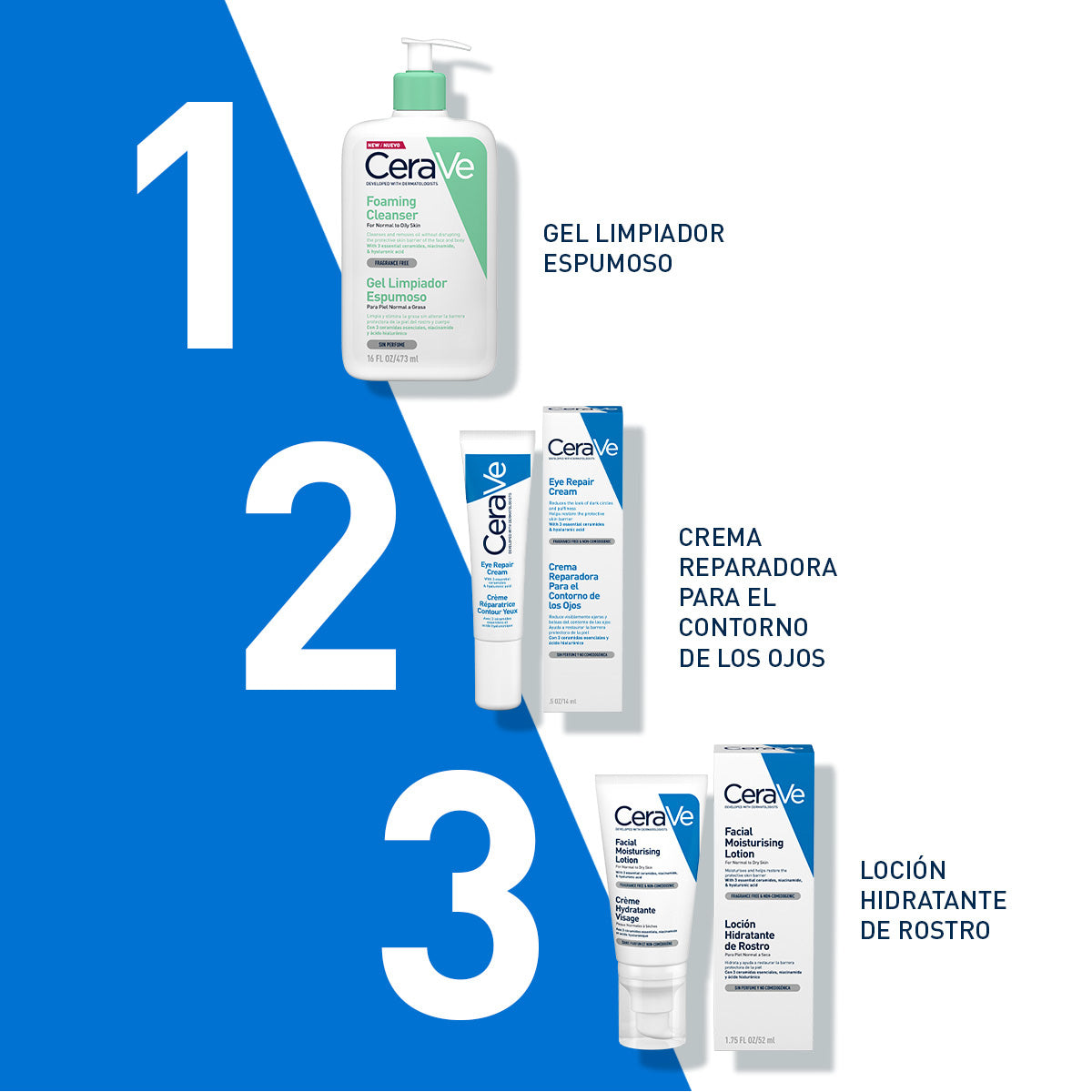 Cerave loción hidratante facial 52ml.