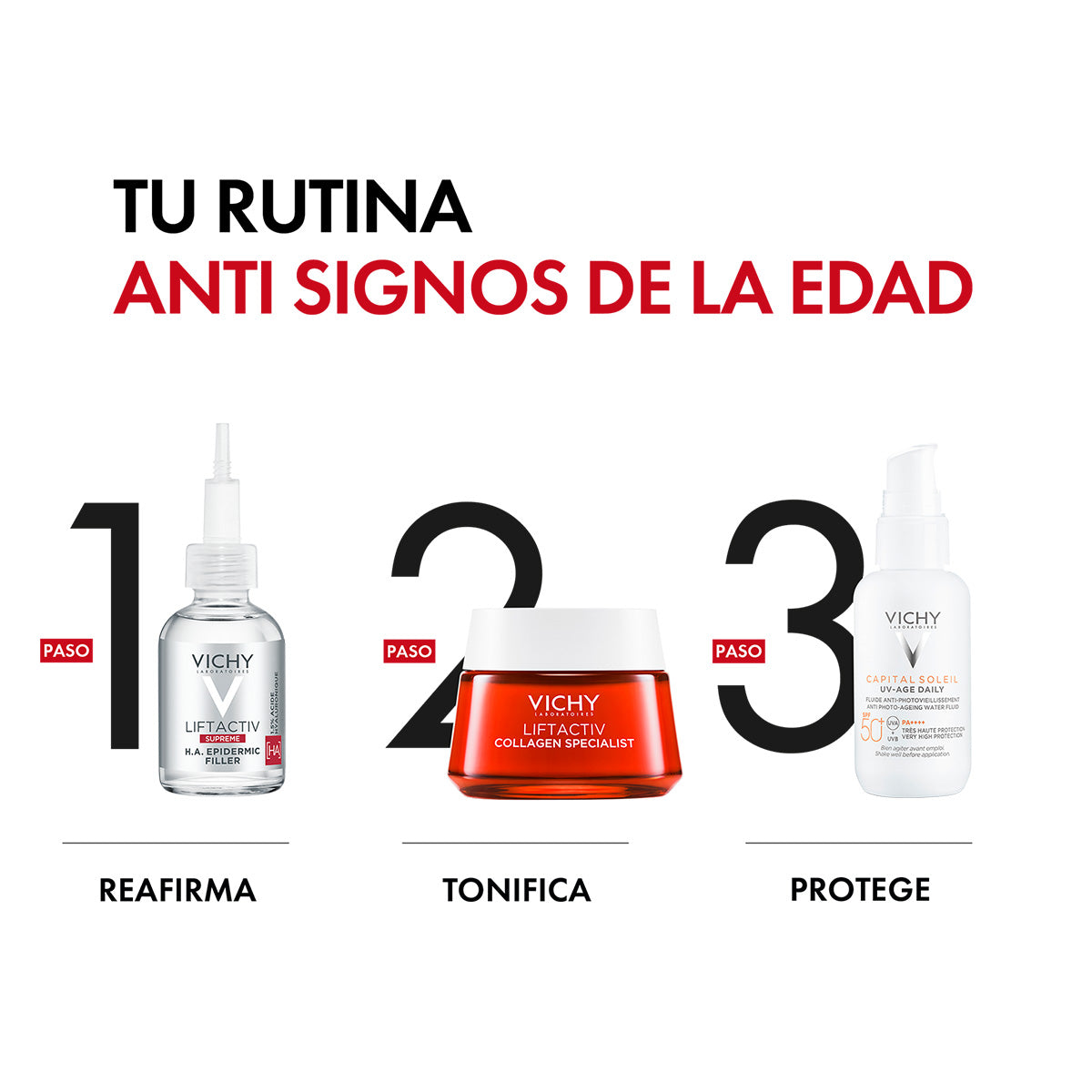 Vichy Liftactiv Collagen Specialist, Corrige signos visibles de la perdida de colágeno, 50 ml.