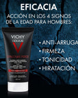 Vichy Homme Structure Force, Tratamiento hidratante para piel sensible 50ml.