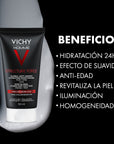 Vichy Homme Structure Force, Tratamiento hidratante para piel sensible 50ml.