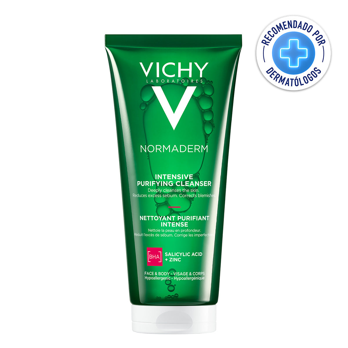 Vichy Normaderm Phytosolution Gel limpiador, pieles grasas con tendencia acneica 200ml