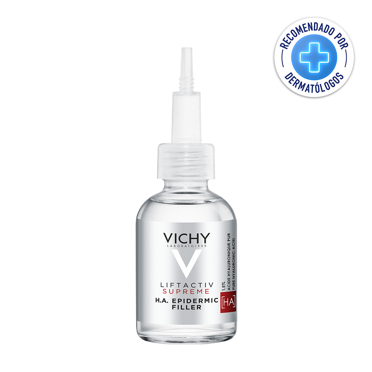 Vichy Liftactiv Supreme HA Epidermic Filler, Suero de Ácido Hialurónico, rostro y ojos 30ml