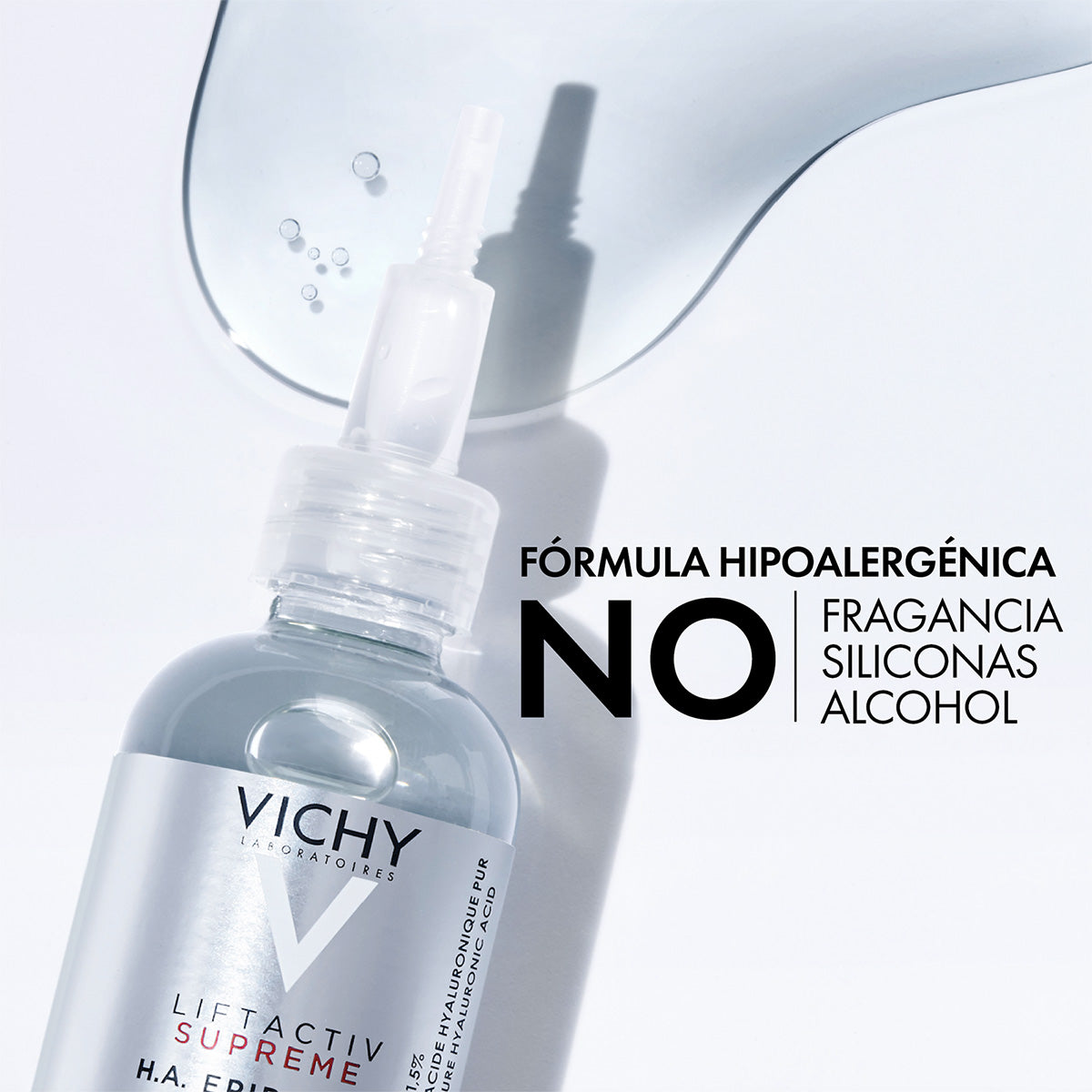 Vichy Liftactiv Supreme HA Epidermic Filler, Suero de Ácido Hialurónico, rostro y ojos 30ml