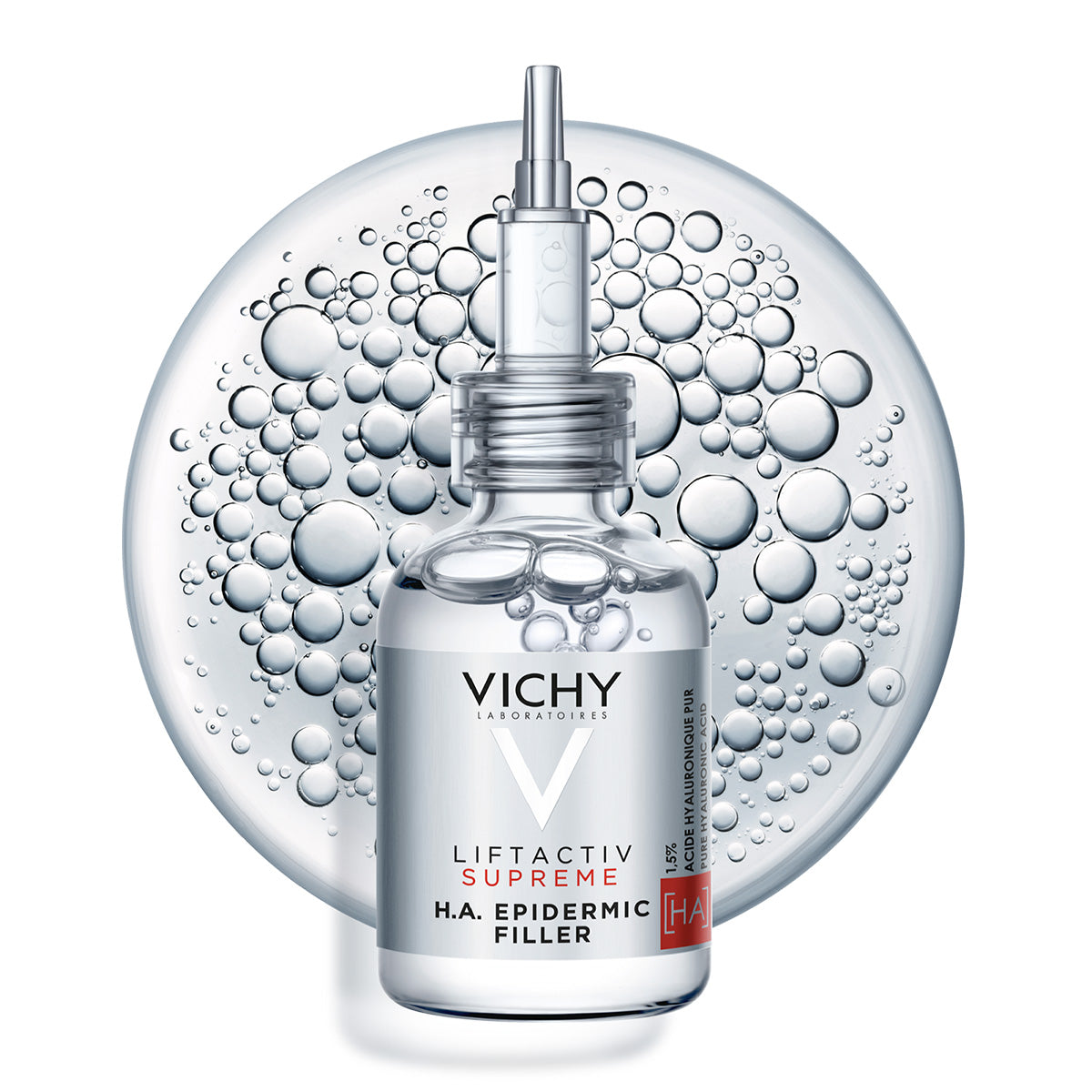 Vichy Liftactiv Supreme HA Epidermic Filler, Suero de Ácido Hialurónico, rostro y ojos 30ml