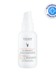 Vichy Capital Soleil UV -Age FPS 50,  Protector solar anti-fotoenvejecimiento, 40ml.