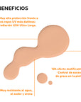 La Roche Posay Anthelios UV Mune 400 Oil Control Fluido con Color FPS50+ para piel mixta a grasa 50ml.
