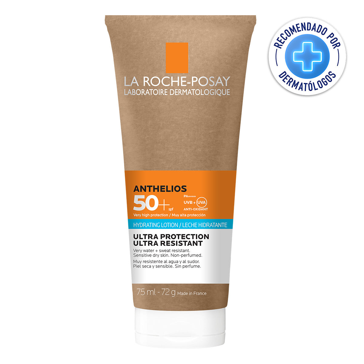 La Roche Posay Anthelios Eco-Consciente FPS 50+, Protector solar corporal biodegradable, 75ml