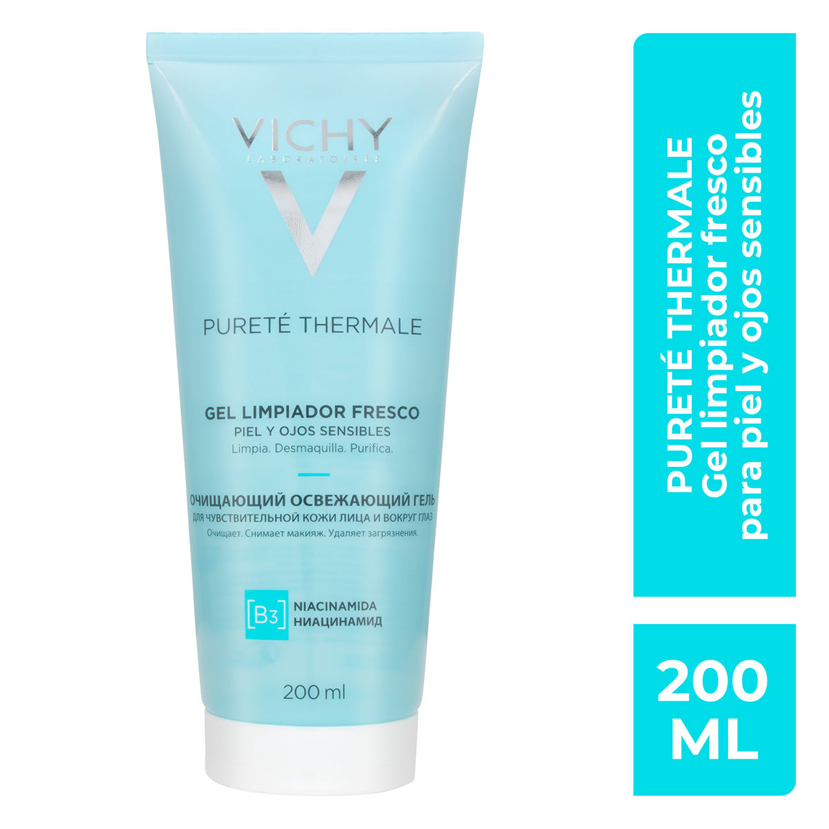 Vichy Purete thermal gel limpiador 200ml.