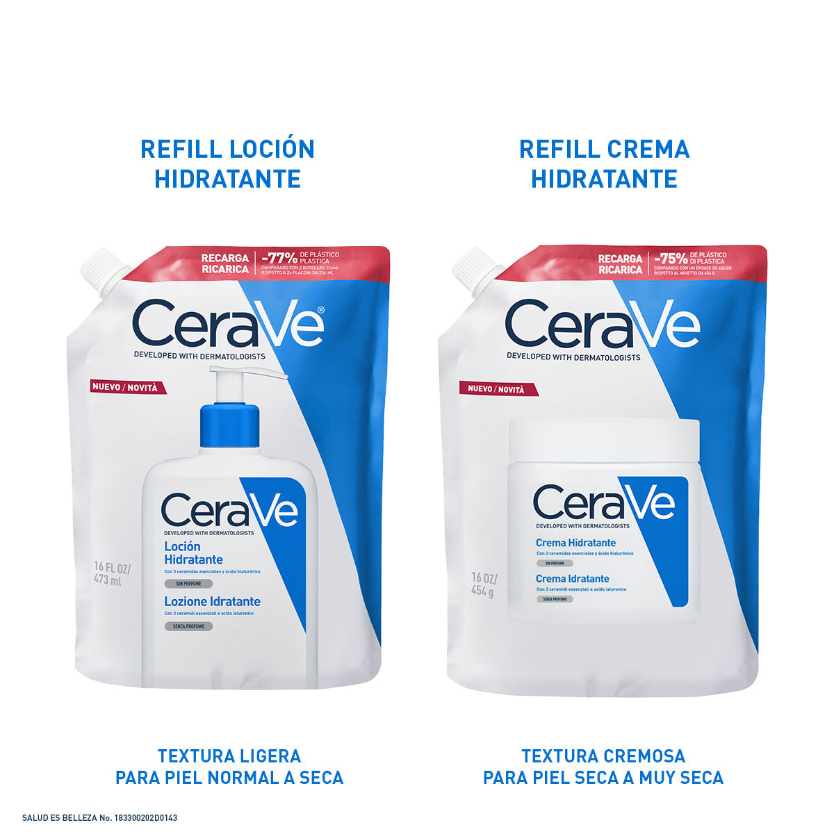 CeraVe Loción Hidratante Refill 473 ml