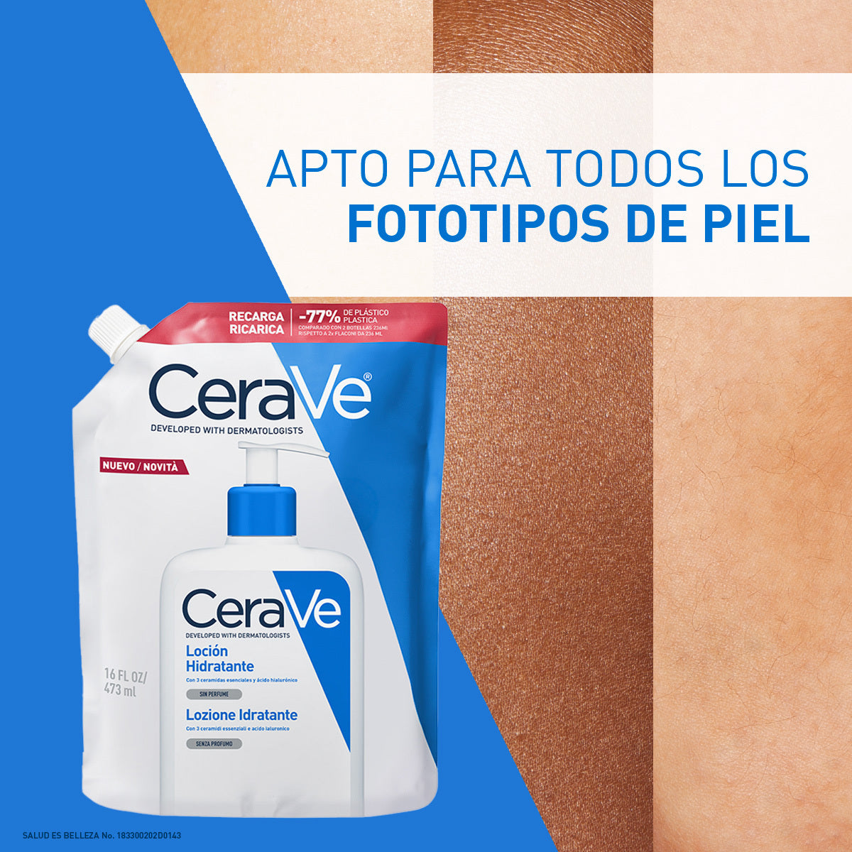 CeraVe Loción Hidratante Refill 473 ml