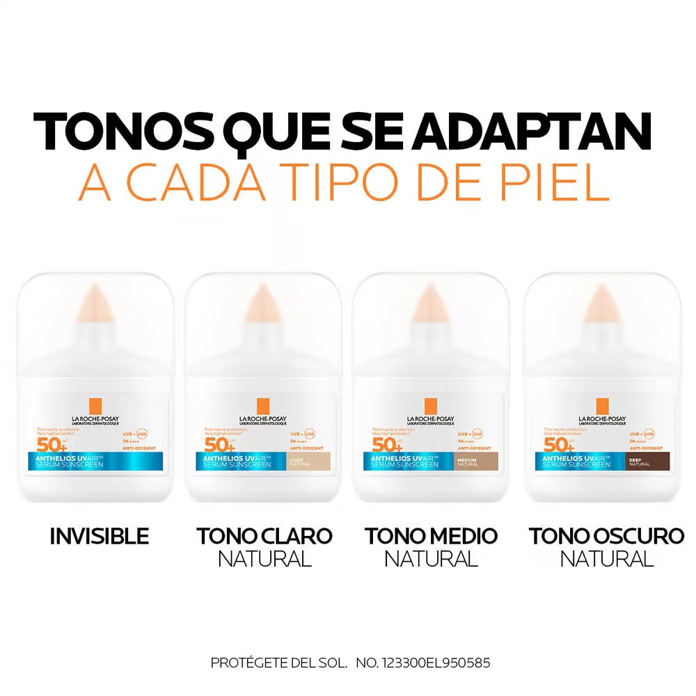 La Roche Posay Anthelios UV Air Sérum Protector Solar SPF 50+ Tono Claro 50 ml