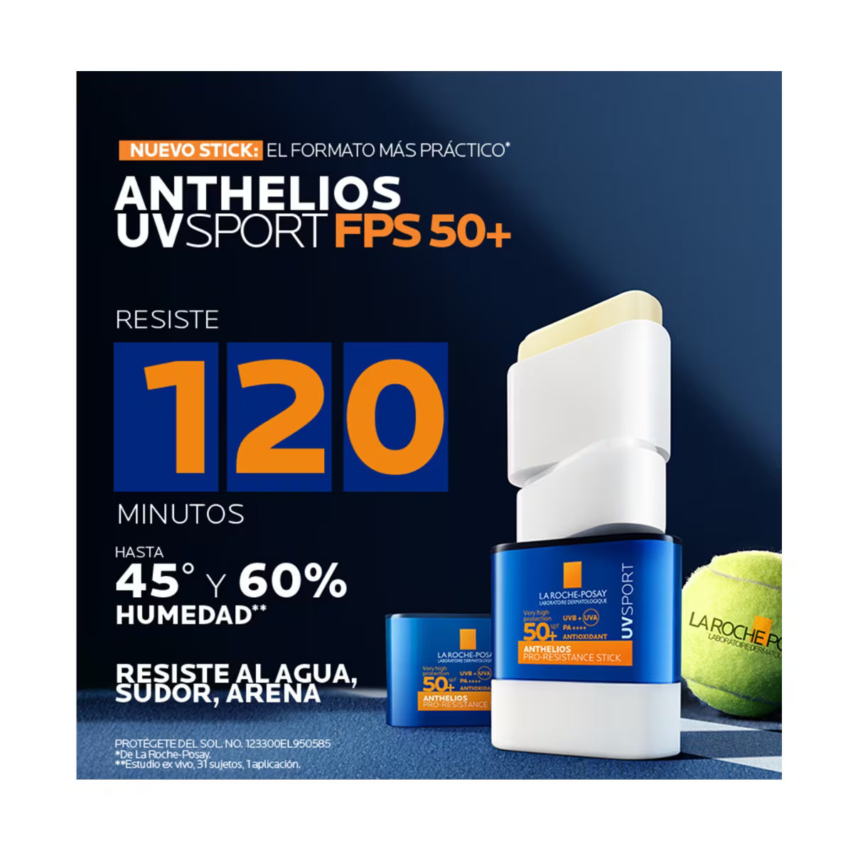 Anthelios UVsport Pro-Resistance Stick FPS 50+ 10 ml