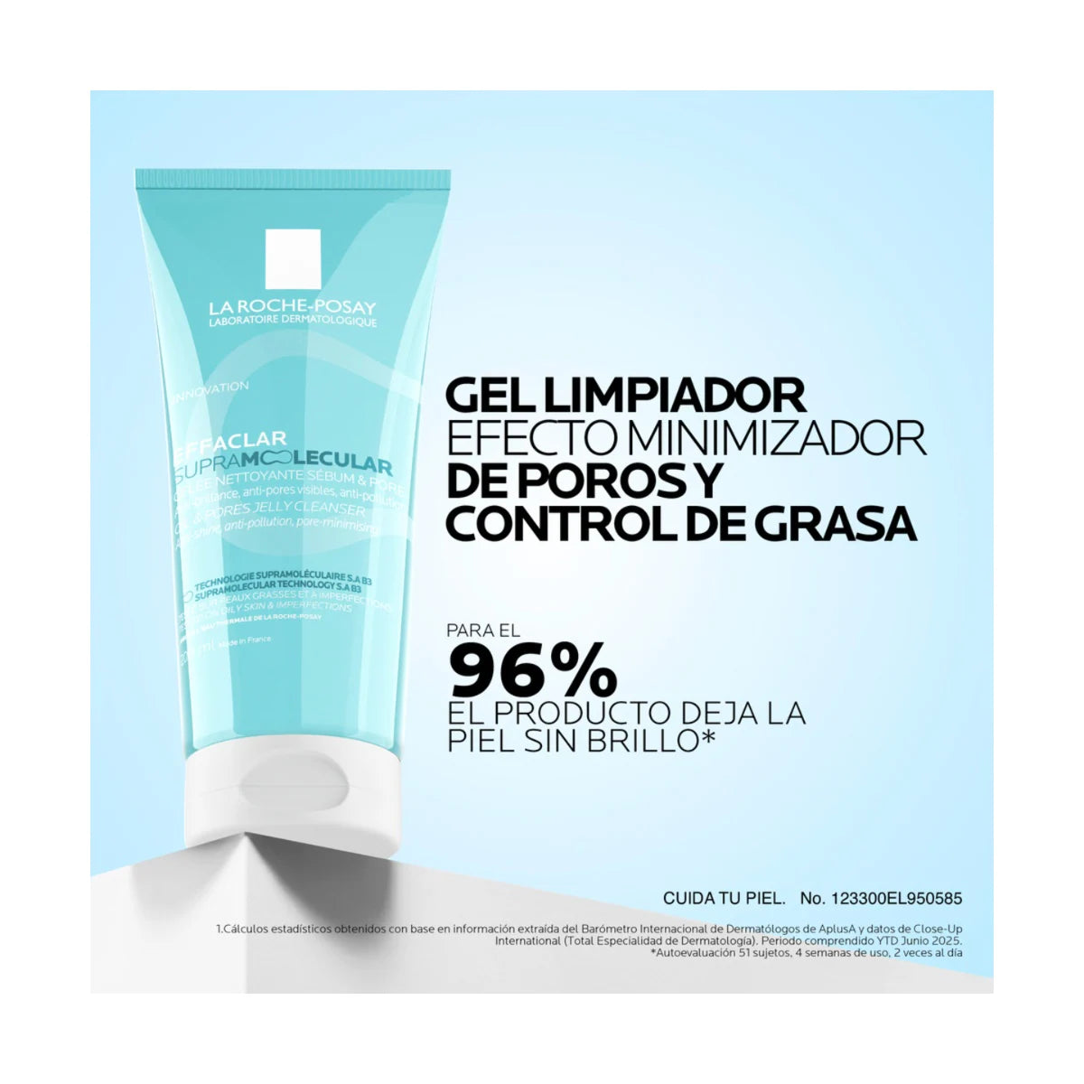 La Roche Posay Effaclar Gel Limpiador Facial 200 ml