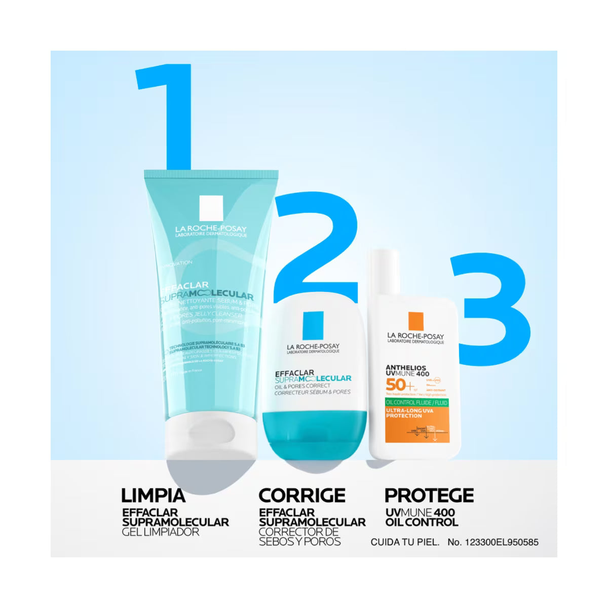 La Roche Posay Effaclar Gel Limpiador Facial 200 ml
