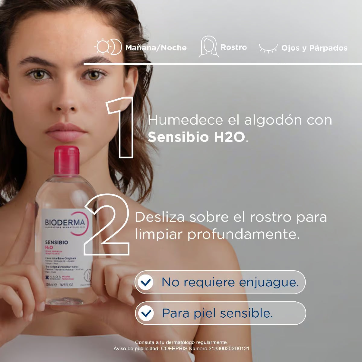 Bioderma Sensibio H2O agua micelar desmaquillante piel sensible 500 ml