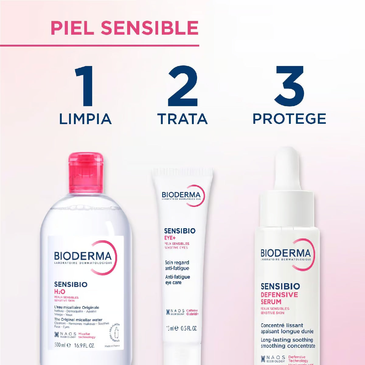 Bioderma Sensibio H2O agua micelar desmaquillante piel sensible 500 ml