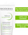 Bioderma Sébium Gel Gommant, Gel exfoliante para piel mixta a grasa 100ml.