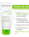 Bioderma Sébium Gel Gommant, Gel exfoliante para piel mixta a grasa 100ml.