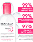 Bioderma Sensibio H2O, Agua micelar desmaquillante para piel sensible 250ml.