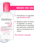 Bioderma Sensibio H2O, Agua micelar desmaquillante para piel sensible 250ml.