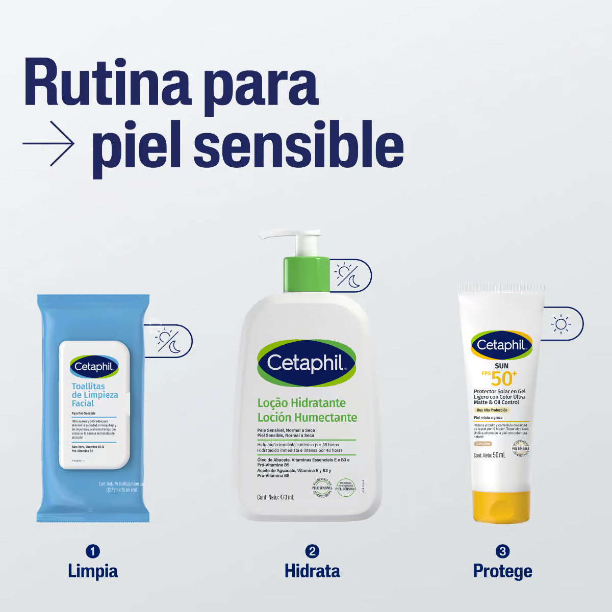 Cetaphil Toallitas de limpieza facial 25 pzas