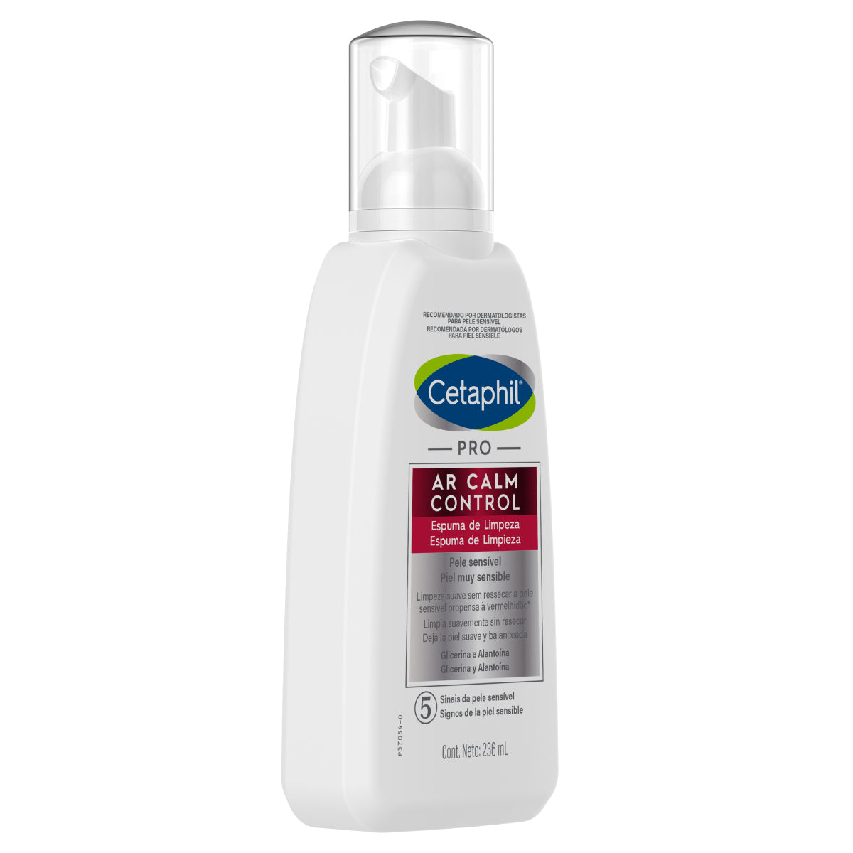 Cetaphil PRO AR Calm Control, Espuma de limpieza facial, 236ml