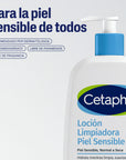 Cetaphil Loción limpiadora para piel sensible 473 ml