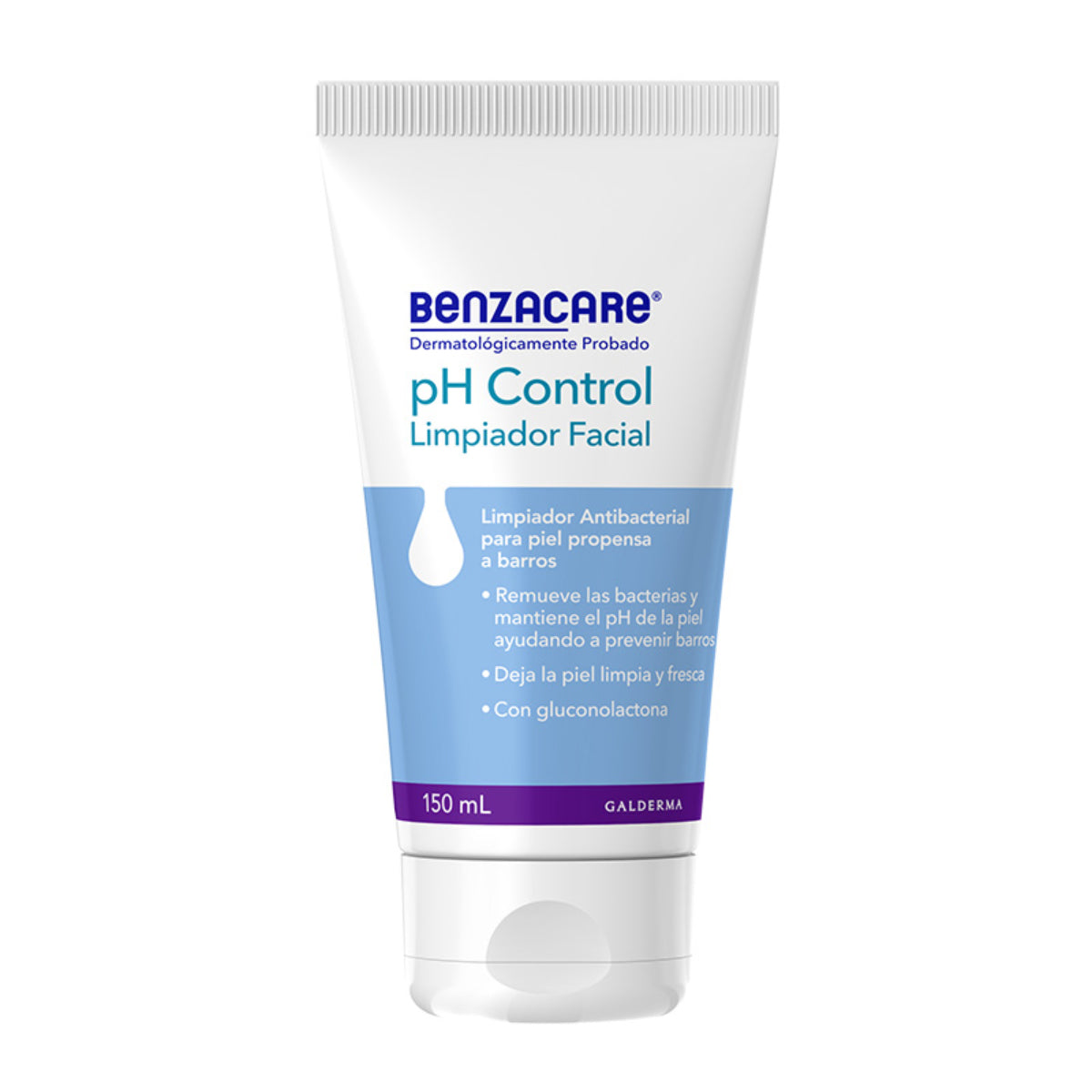 Galderma Benzacare pH control limpiador antibacterial 150ml.