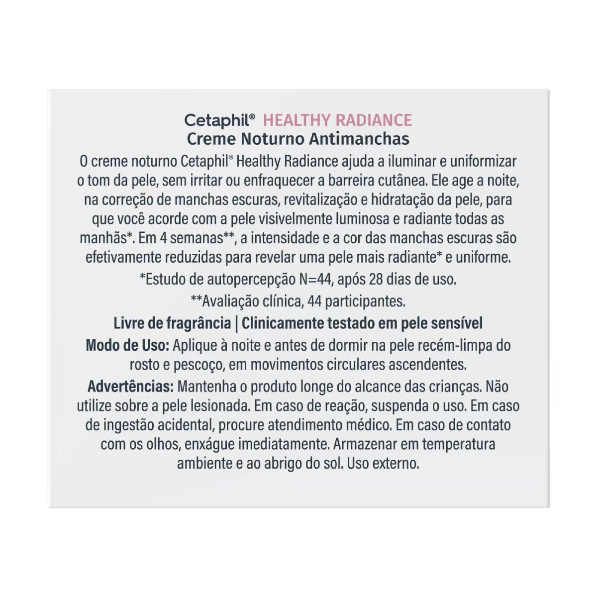 Cetaphil Healthy Radiance Crema Nocturna Antimanchas 50 g