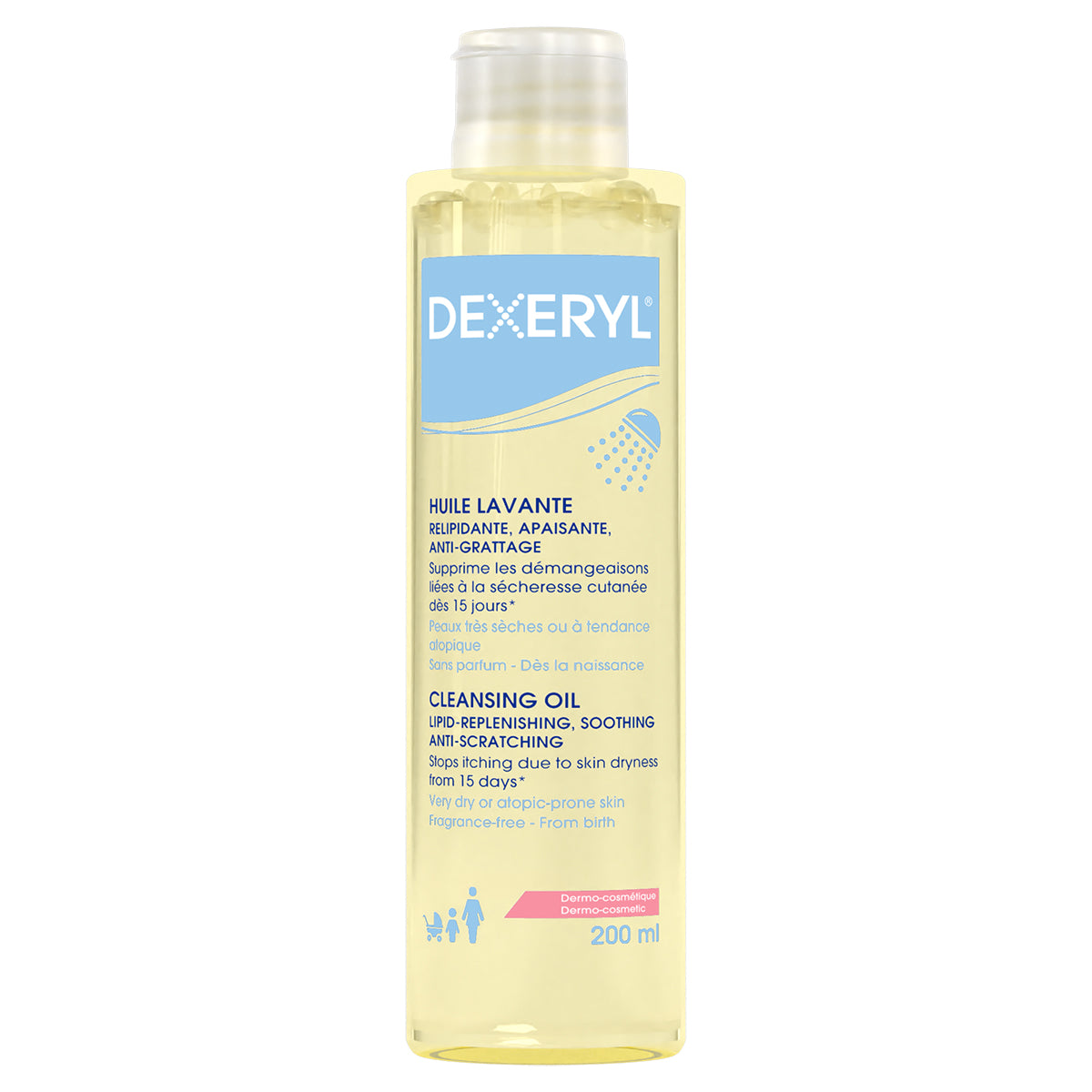 Dexeryl dermolimpiador en aceite 200ml.