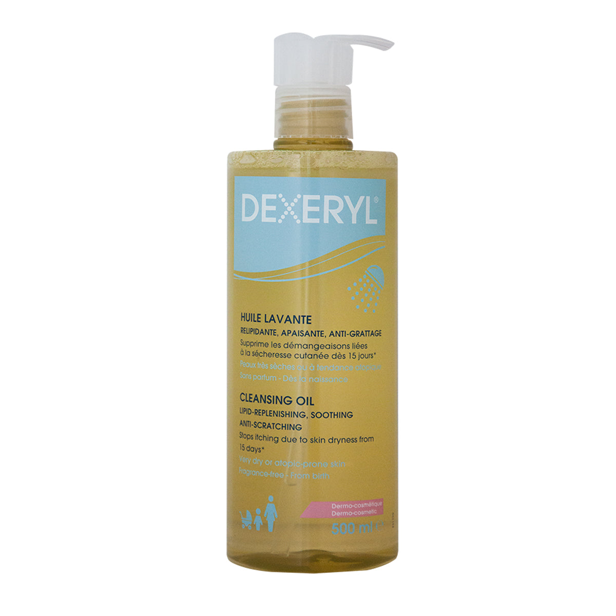 Dexeryl dermolimpiador en aceite 500ml.