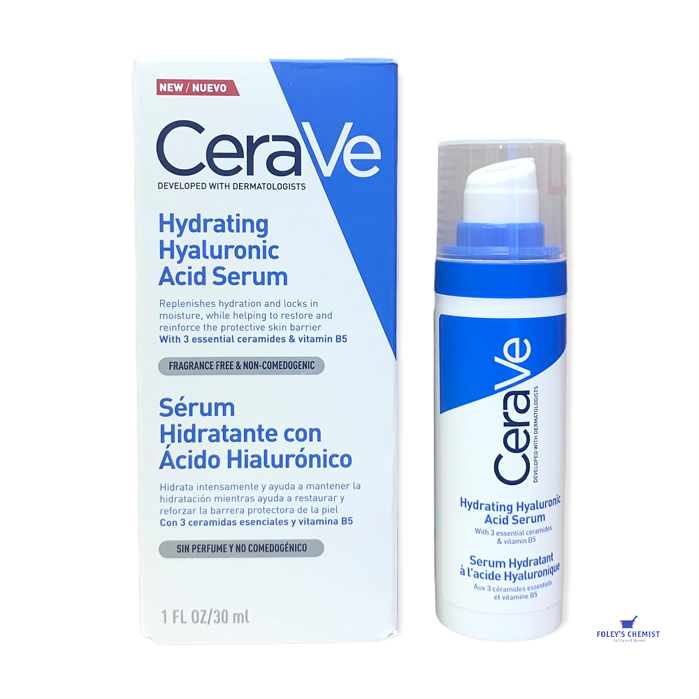 Cerave sérum hidratante con ácido hialurónico 30ml.